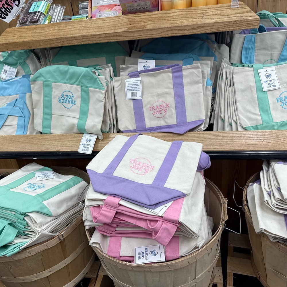 Trader Joe's Canvas Tote Bags